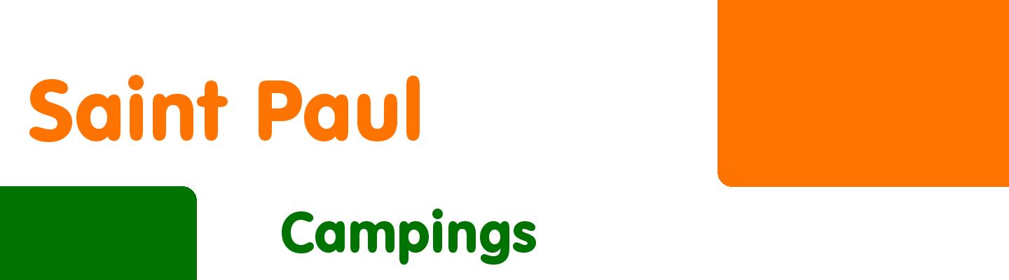 Best campings in Saint Paul - Rating & Reviews